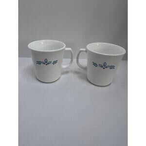 Vintage Set of 2 Corning Ware Coffee Cups with RARE Pattern!
